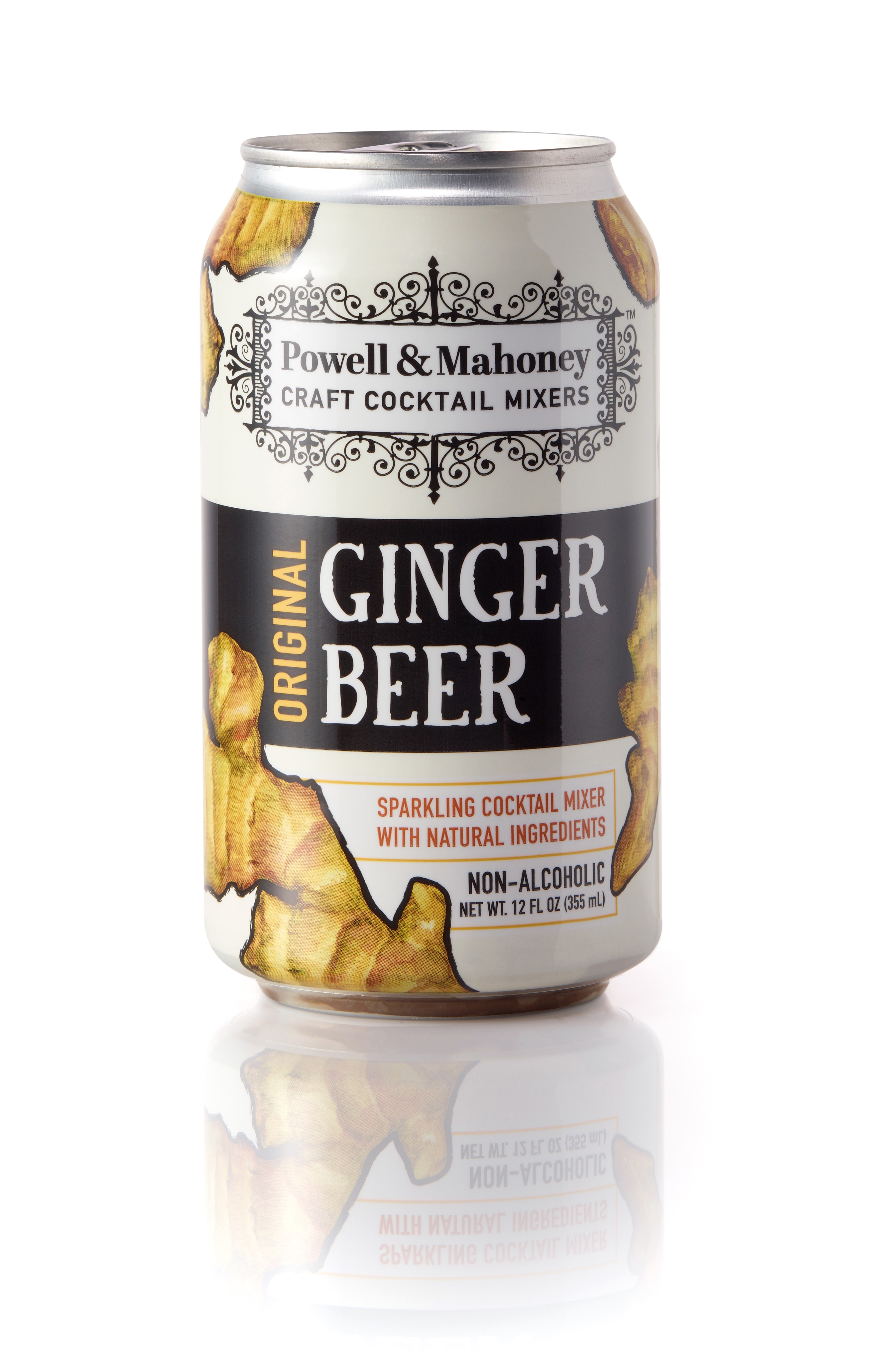 Powell & Mahoney Ginger Beer (12oz Can) - 4 pack case