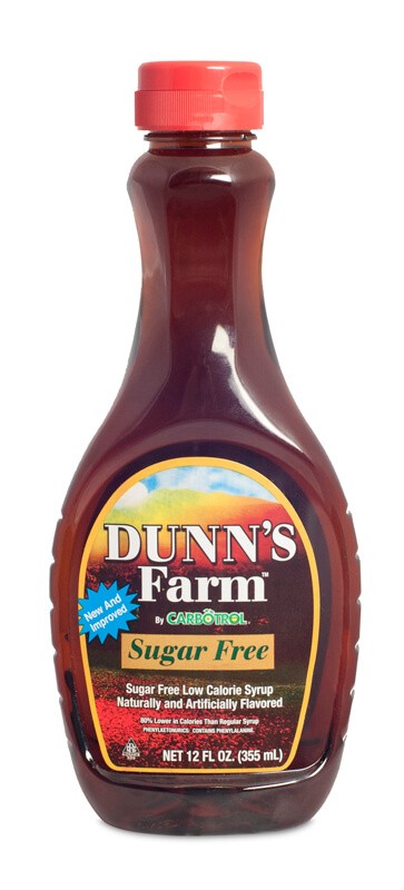 12 OZ. Dunn's Farm Sugar Free Maple Syrup 