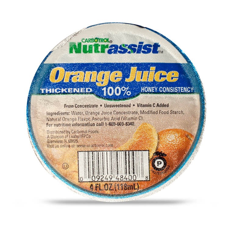 Nutrassist 4oz 100% Orange Juice Honey (Case of 48 Pcs.)