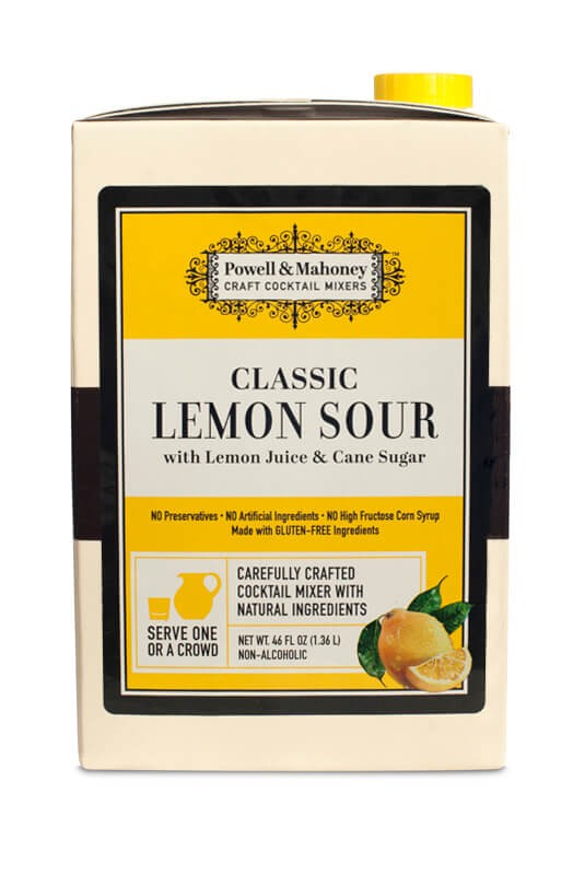 Powell & Mahoney Lemon Sour Mix, 46oz Carton
