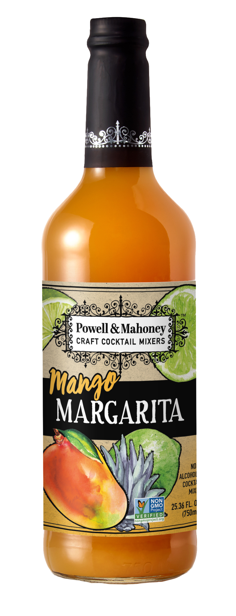 Powell & Mahoney Mango Margarita Mixer - 750mL Bottle