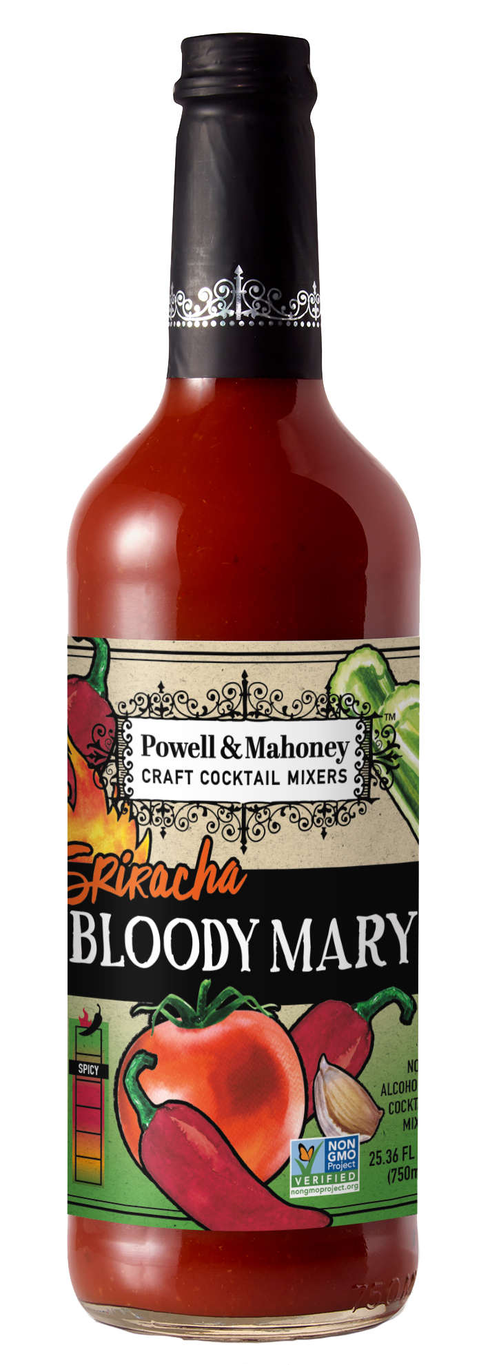 Powell & Mahoney Sriracha Bloody Mary Mix - 750mL Bottle