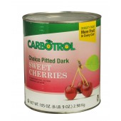 Carbotrol #10 Juice Packed Canned Fruit, Dark Sweet Cherries (1 -105oz Can)