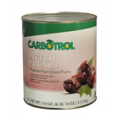 Carbotrol #10 Juice Packed Canned Fruit, Pitted Prunes (1 - 110oz Can) - Dup